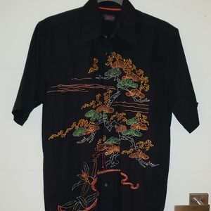 💕Contigo Embroidered Button Down Shirt A20